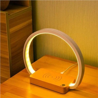 Trådløs lading av LED -skrivebordslampe