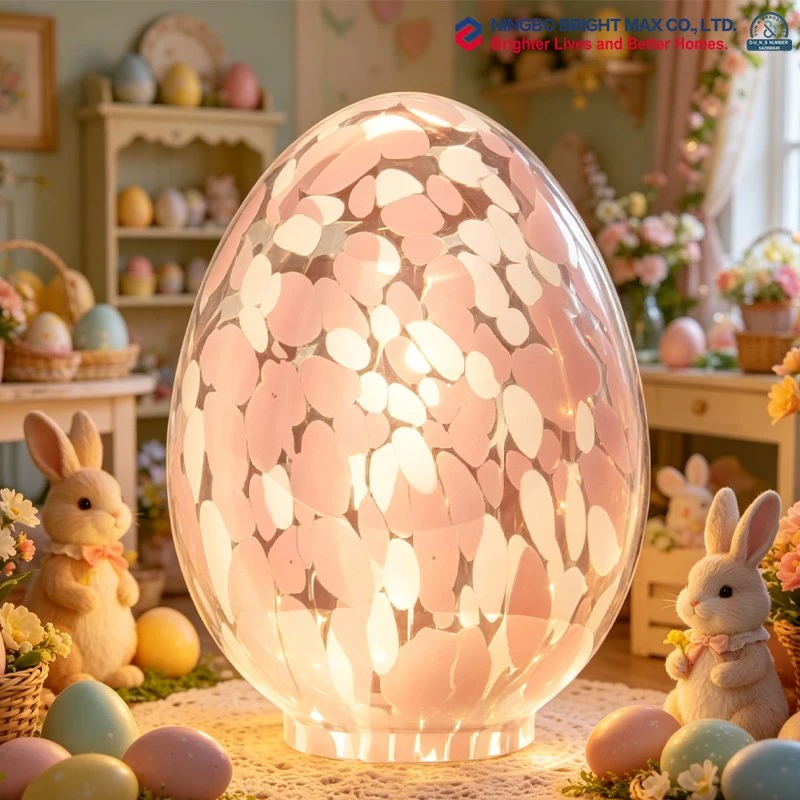 Easter Glass Egg Lantern